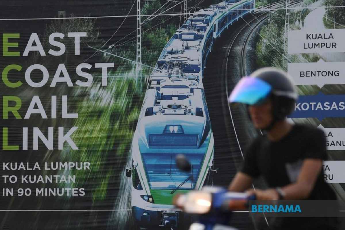 ECRL's progress in Section B ahead of target